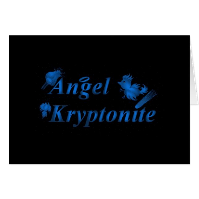 Angel kryptonite logo (Voorkant Horizontaal)