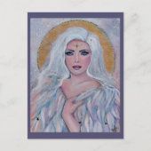 Angel-kunst van Renee Lavoie Hartelijk dank Briefkaart (Voorkant)