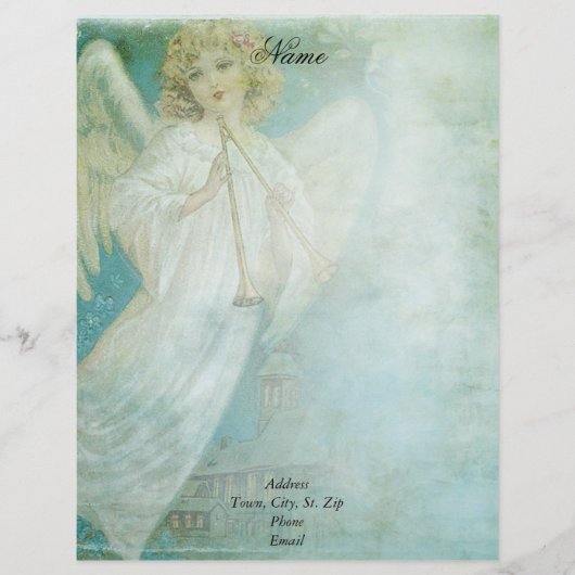 Angel Letterhead Briefhoofd Sjabloon (Voorkant)