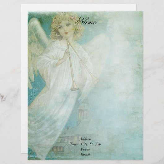 Angel Letterhead Briefhoofd Sjabloon (Voorkant / Achterkant)