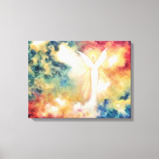 Angel Light Angel Art Print op Canvas (Voorkant)