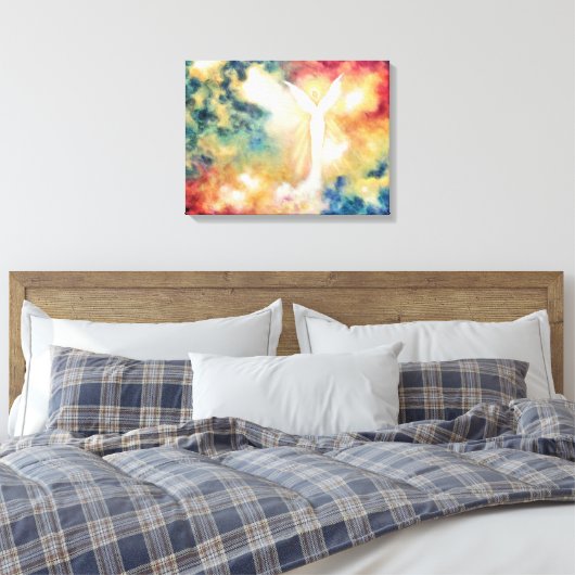 Angel Light Angel Art Print op Canvas (Insitu (Slaapkamer))