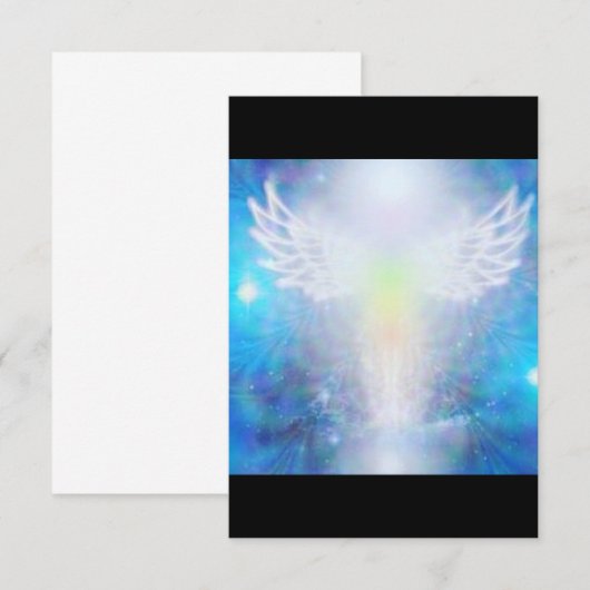 ANGEL LIGHT BEDANKKAART (Voorkant / Achterkant)