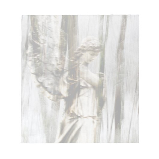 Angel loopt door de winter notitieblok (Voorkant)