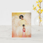 Angel Love Blank Kaart (Gele Bloem)