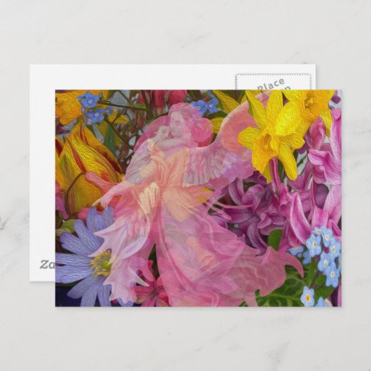 Angel Love Briefkaart (Voorkant / Achterkant)