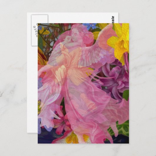 Angel Love Briefkaart (Voorkant / Achterkant)