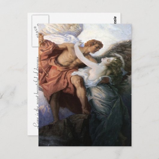 Angel Love Briefkaart (Voorkant / Achterkant)