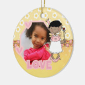 Angel Love Foto Keepsake Ornament (Links)