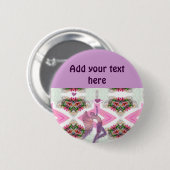 Angel Love_ Ronde Button 5,7 Cm (Voorkant /achterkant)