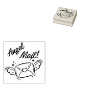 Angel Mail Rubber Stamp Rubberstempel (Gestempeld)