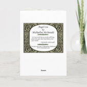 Angel Maine Coon Cat Kaart (Achterkant)