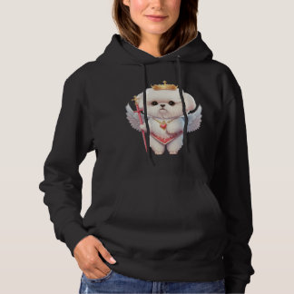 Angel Maltese puppy, hondenliefhebbers van Maltes  Hoodie