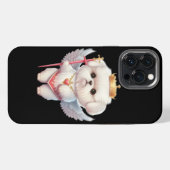 Angel Maltese puppy, hondenliefhebbers van Maltes  iPhone Hoesje (Achterkant horizontaal)
