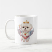 Angel Maltese puppy, hondenliefhebbers van Maltes Koffiemok (Links)