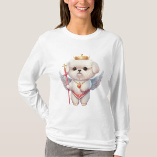 Angel Maltese puppy, hondenliefhebbers van Maltes  T-shirt