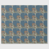 Angel Manger Natitivity Jesus Christelijk Cadeaupapier (Vlak)