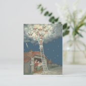 Angel Manger Natitivity Jesus Christelijk Feestdagenkaart (Staand voorkant)