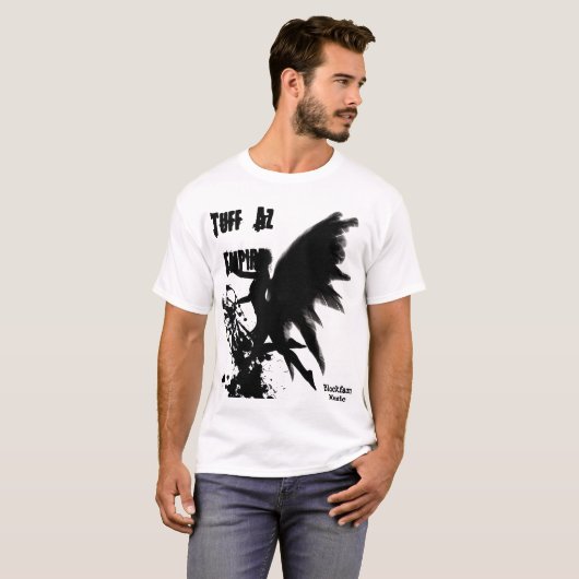Angel Mannen Apparel Poly Cotton Blend T-shirt (Voorkant volledig)