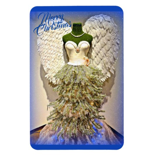 Angel Mannequin Dress Form kerstboom Magneet (Verticaal)