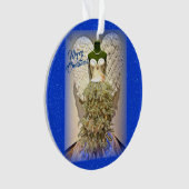 Angel Mannequin Dress Form kerstboom Ornament (voorkant)