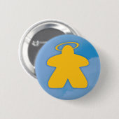 Angel Meeple Button (Voorkant /achterkant)
