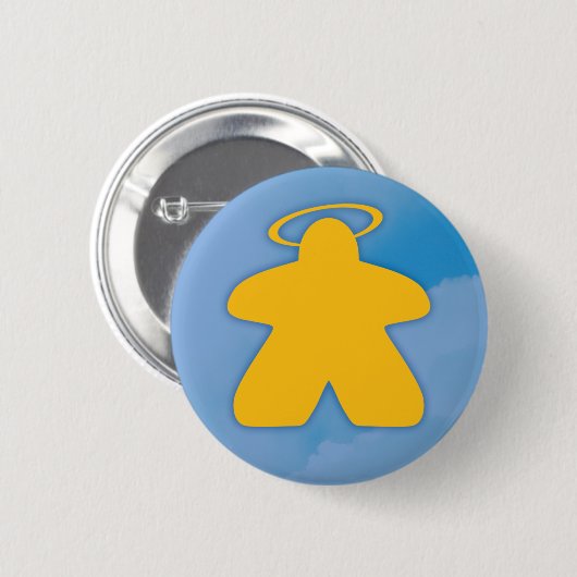 Angel Meeple Button (Voorkant /achterkant)