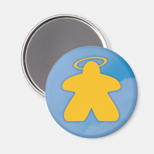 Angel Meeple Magnet (Voorkant / Achterkant)