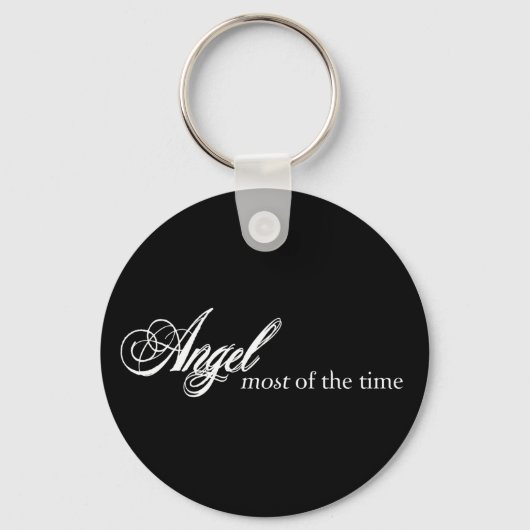 Angel Meestal van de tijd Sleutelhanger (Voorkant)