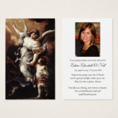 Angel Memorial verlies begrafenis gebed sympathie  Visitekaartjes (Voorkant /achterkant)