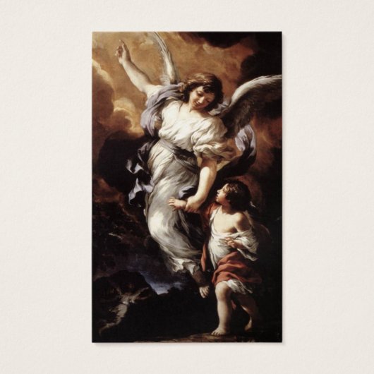 Angel Memorial verlies begrafenis gebed sympathie  Visitekaartjes (Voorkant)