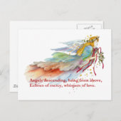 Angel Mercy Love Briefkaart (Voorkant / Achterkant)