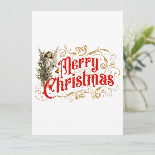  Angel-Merry-kerstrecro (Staand voorkant)