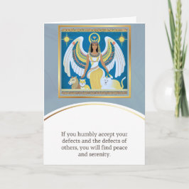 angel message egypt  happy birthday kaart