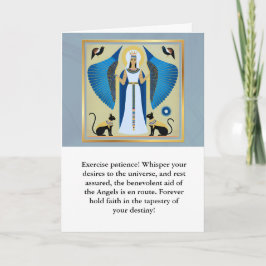 angel message egypt  happy birthday kaart