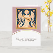 angel message egypt  happy birthday kaart (Gele Bloem)