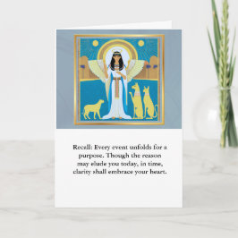 angel message egypt  happy birthday kaart