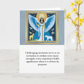 angel message egypt  happy birthday kaart (Gele Bloem)