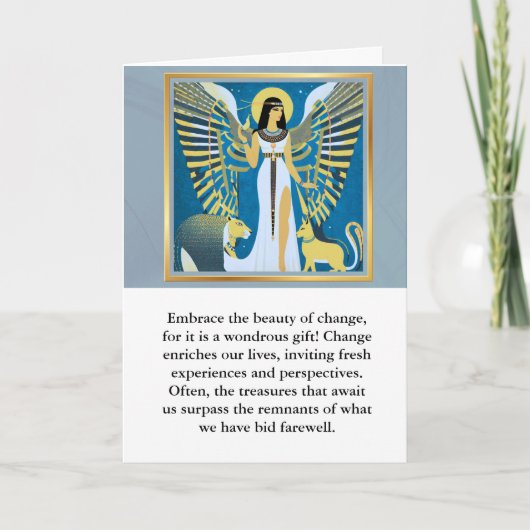 angel message egypt  happy birthday kaart (Voorkant)