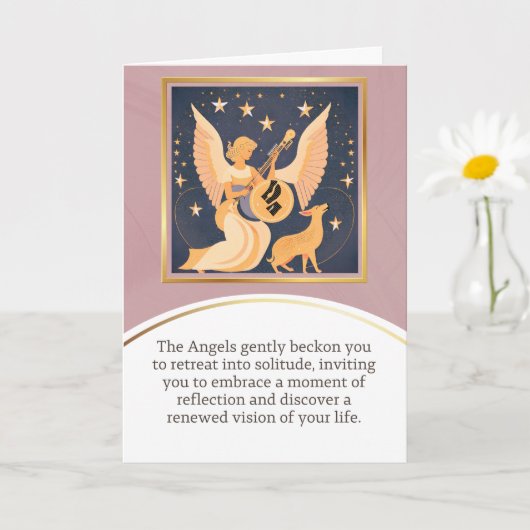 angel message egypt happy birthday kaart (Kleine Plant)