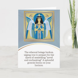 angel message egypt  happy birthday kaart