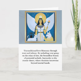 angel message egypt  happy birthday kaart