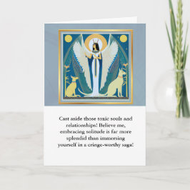 angel message egypt  happy birthday kaart