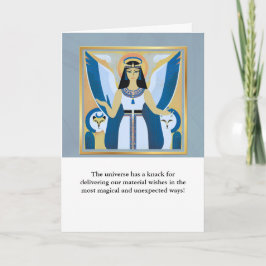 angel message egypt  happy birthday kaart