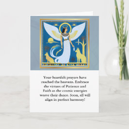 angel message egypt  happy birthday kaart