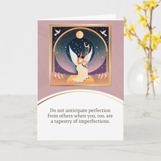 angel message egypt  happy birthday kaart (Gele Bloem)