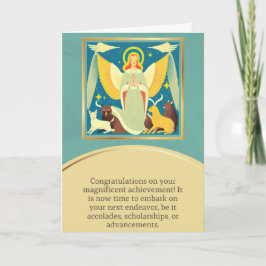 angel message happy birthday kaart