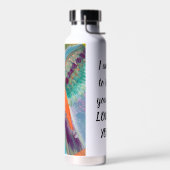 Angel message water bottle with original art waterfles (Links)
