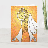 Angel messenger feestdagen kaart (Voorkant)