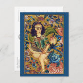 Angel met Bird CC0058 Islamic Art Briefkaart (Voorkant / Achterkant)